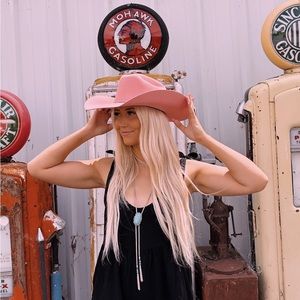 pro hat pink cowgirl hat